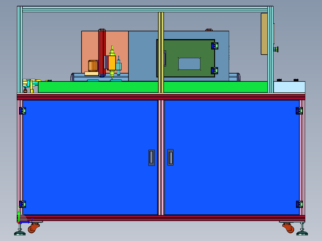 led双面涂胶热固线左视图