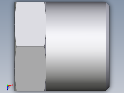 卡套式工业通用硬管接头EO_Blanking_plug_for_tube_ends_ROV08LCFX俯视缩略图