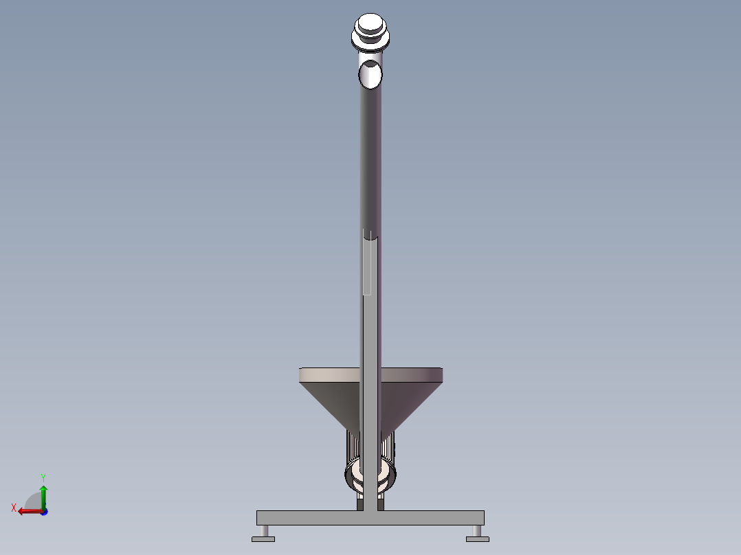 螺旋输送机后视图