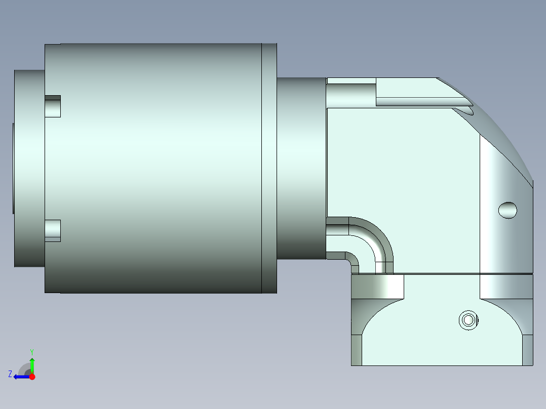 直齿孔ZPLE160-L3 22-110-145-M8.stp右视图