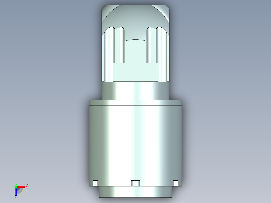 直齿孔ZPLE160-L3 22-110-145-M8.stp俯视图