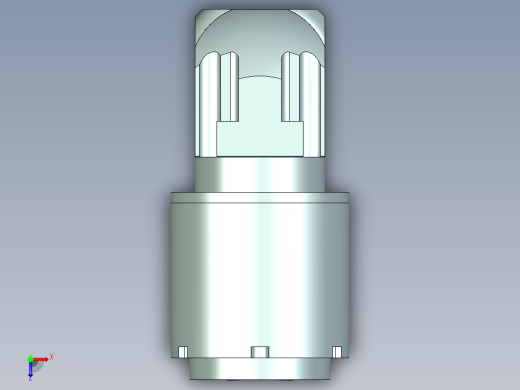 直齿孔ZPLE160-L3 22-110-145-M8.stp俯视缩略图