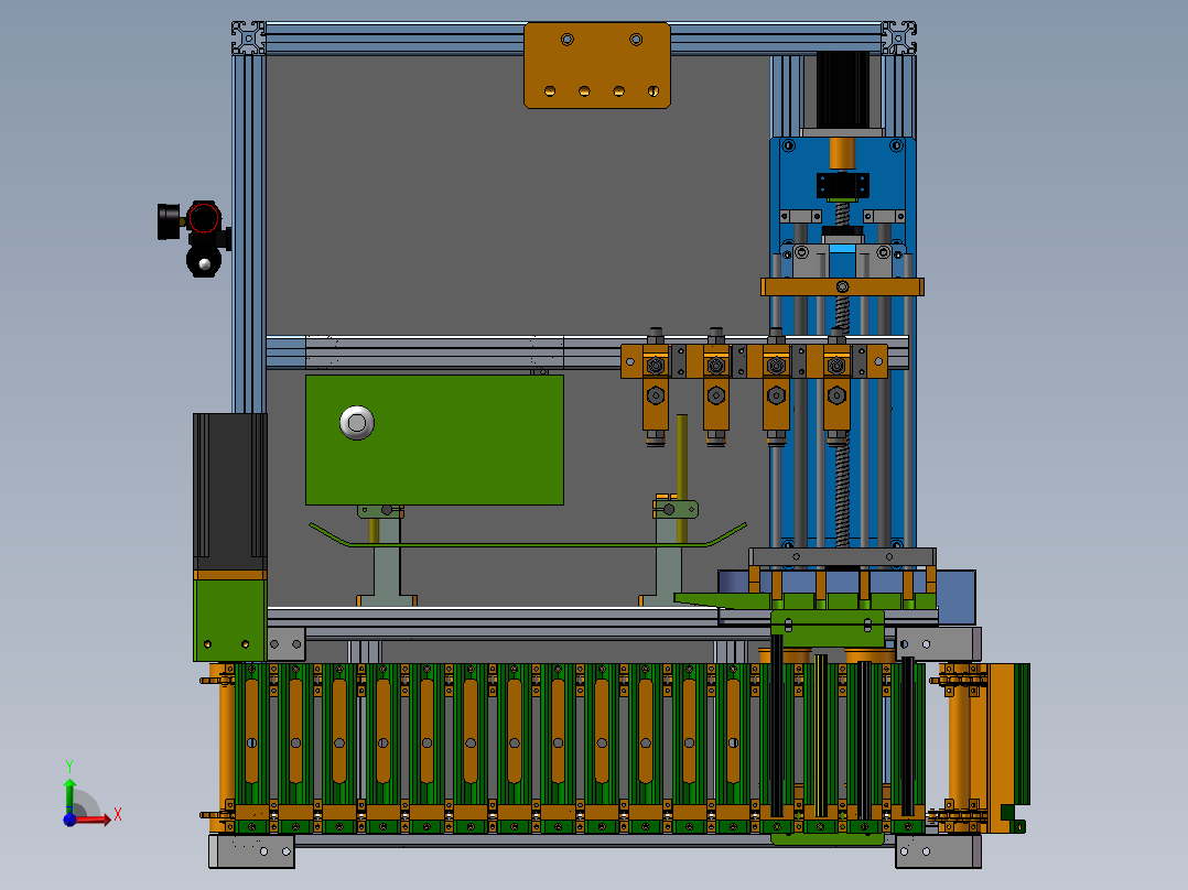 遮阳板铝管涂油机