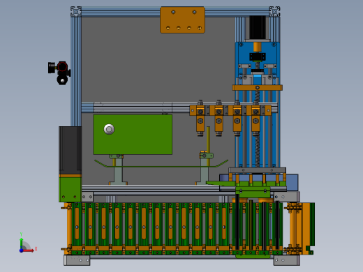 遮阳板铝管涂油机前视缩略图