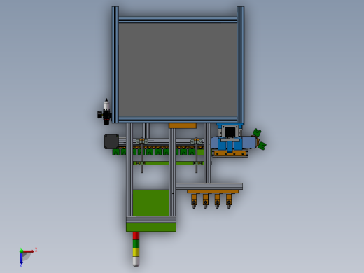 遮阳板铝管涂油机俯视缩略图