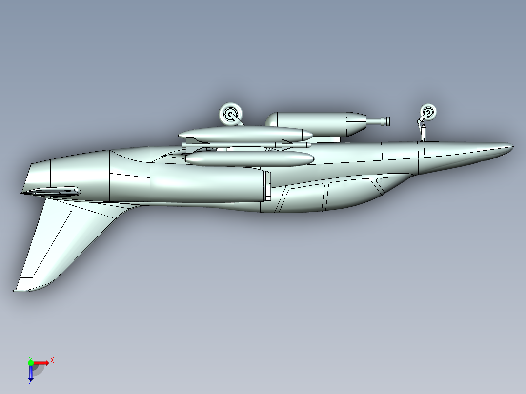 A10战斗机aero-l-159-alca-1.snapshot.1俯视图
