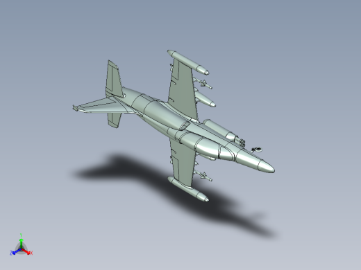 A10战斗机aero-l-159-alca-1.snapshot.1正等轴测缩略图