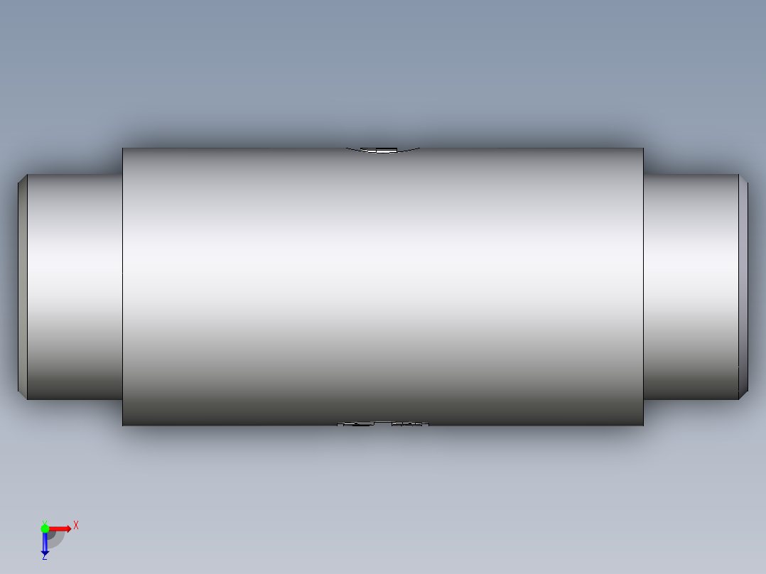 卡套式工业通用硬管接头EO_Weld_bulkhead_fitting_ESV18LX俯视图