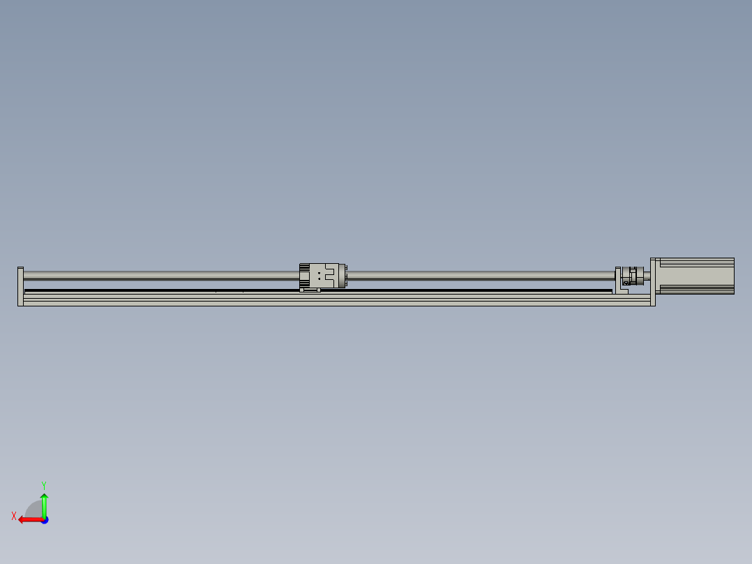 模组FSK40-L10C7-BC-T40（900行程）后视图