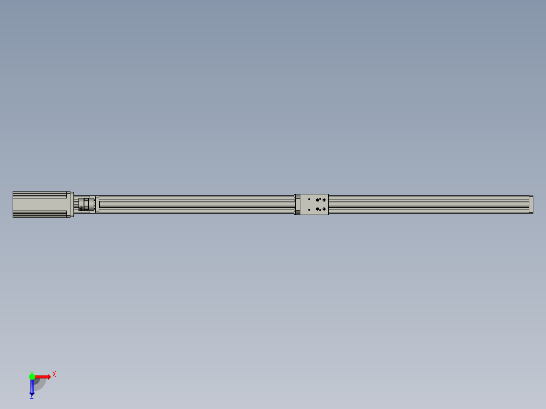 模组FSK40-L10C7-BC-T40（900行程）俯视图