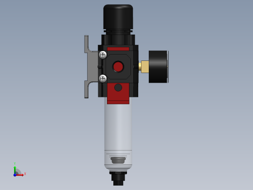 KIT FILTRO REGULADOR LUBRIF. DRENO AUTO 1-4 (BL72-XXX)前视缩略图