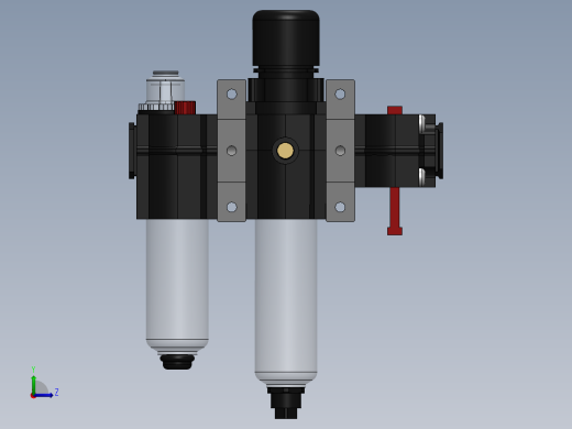 KIT FILTRO REGULADOR LUBRIF. DRENO AUTO 1-4 (BL72-XXX)左视缩略图