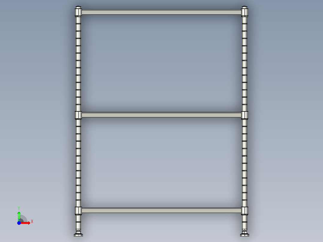 线架单元前视图