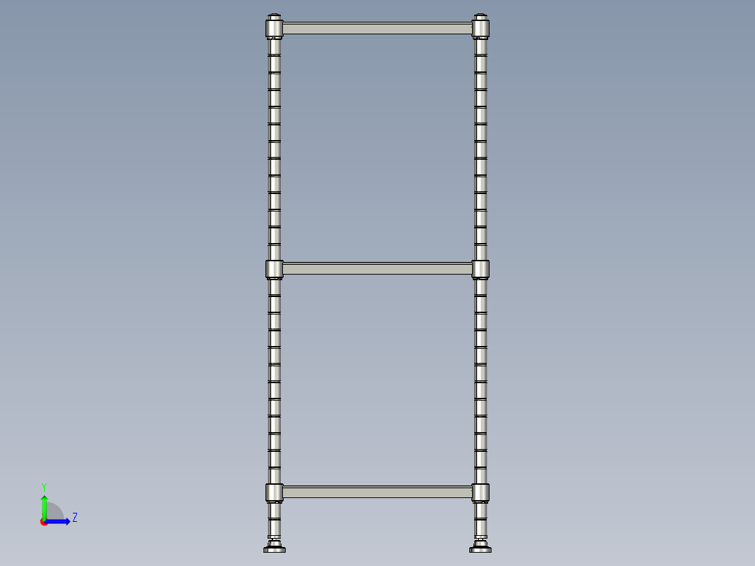 线架单元左视图
