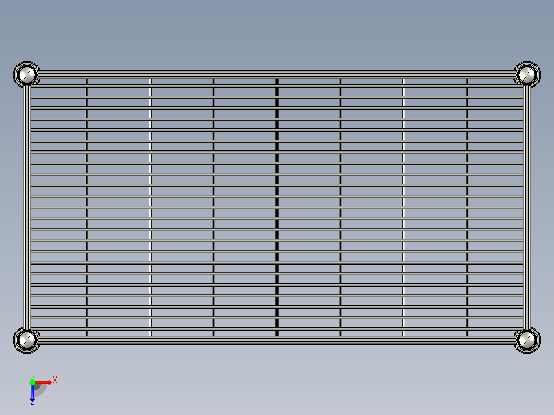 线架单元俯视图