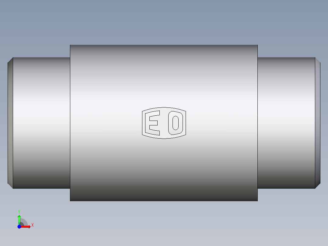 卡套式工业通用硬管接头EO_Weld_bulkhead_fitting_ESV30SX前视图
