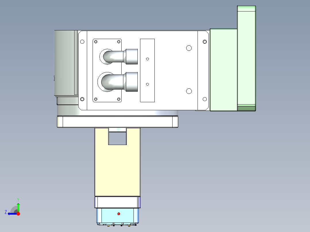 S1-CNC6笔记本CNC工装夹具三维模型-0121右视图