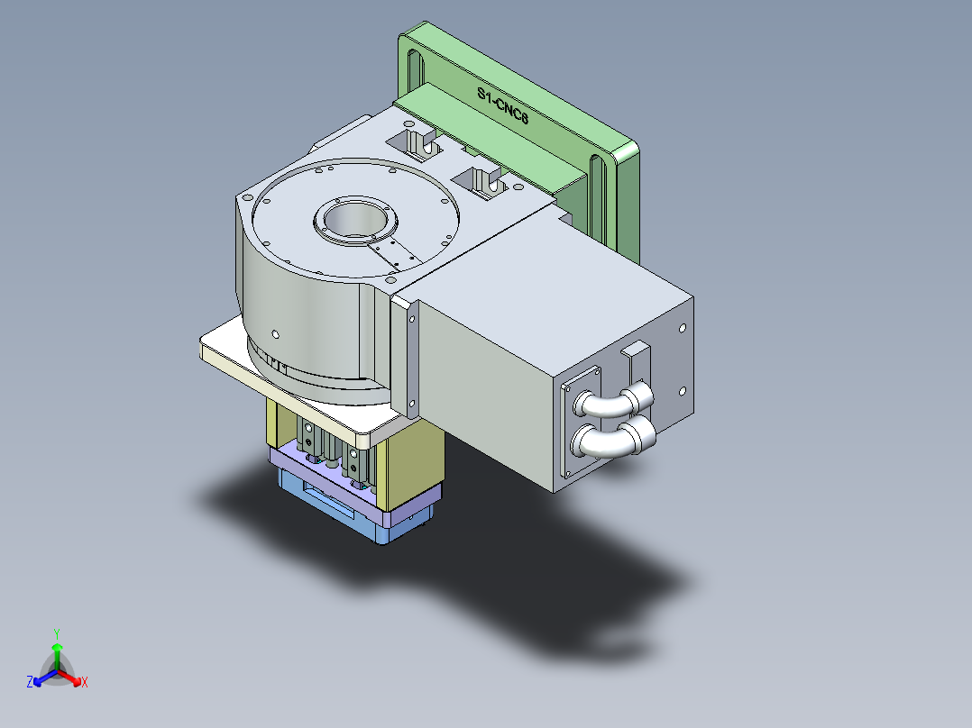 S1-CNC6笔记本CNC工装夹具三维模型-0121正等轴测图