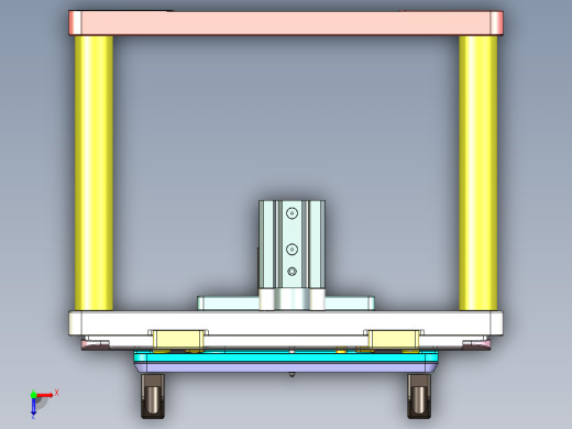 TP301-C笔记本CNC工装夹具三维模型-CNC2-0609俯视缩略图