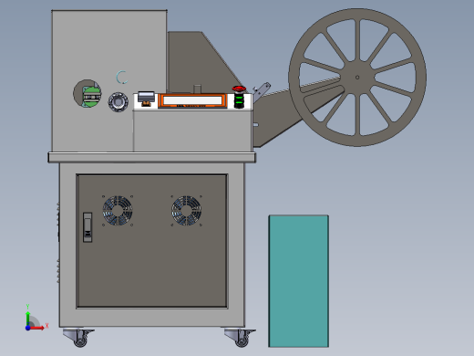 编织带自动冲切机sw18前视缩略图