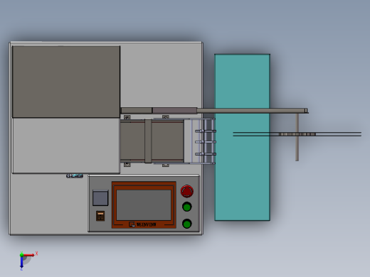 编织带自动冲切机sw18俯视缩略图