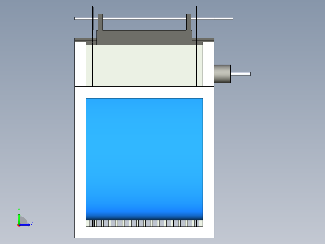 B2003967-排水过滤器左视图