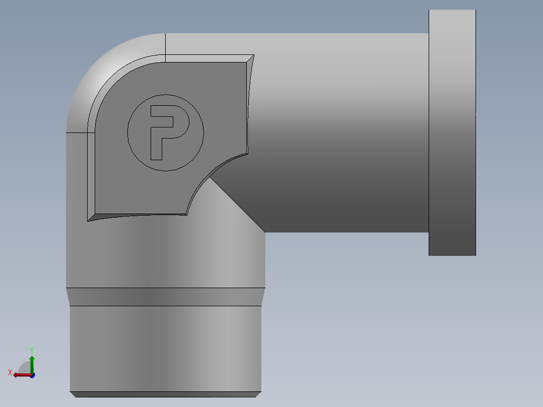 法兰接头、1DFS9-42-20后视图