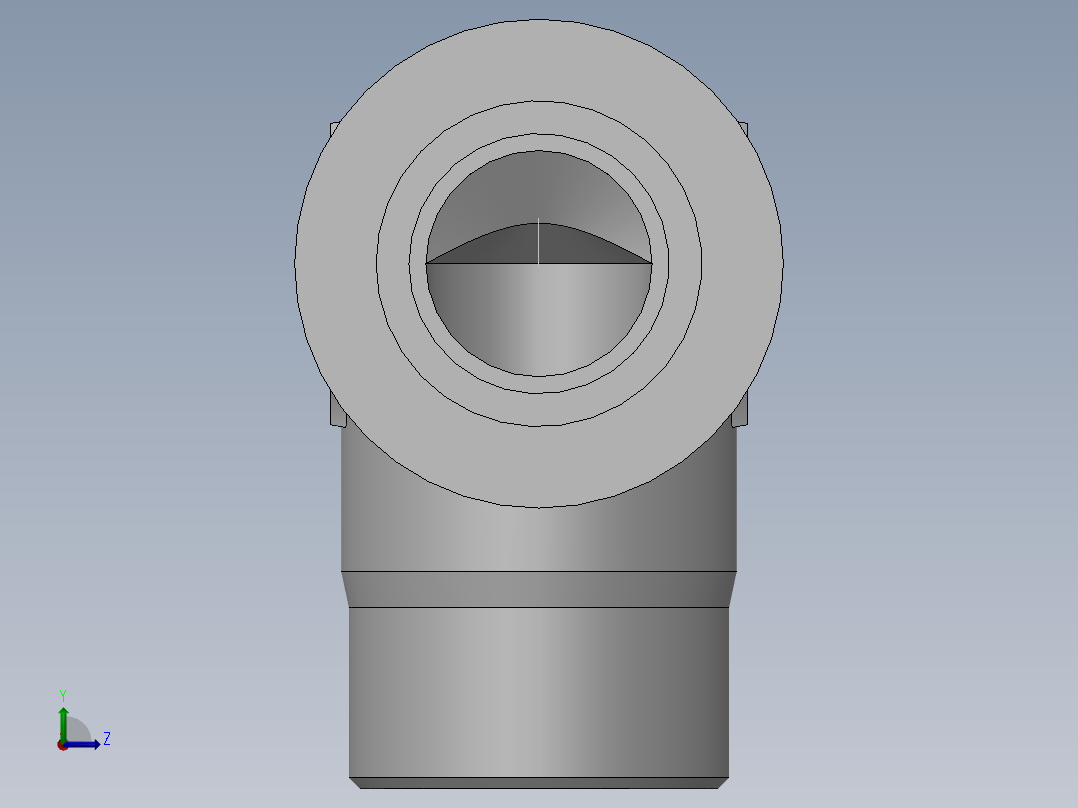 法兰接头、1DFS9-42-20左视图