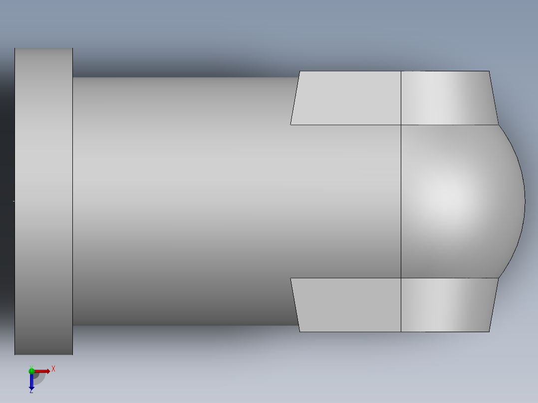 法兰接头、1DFS9-42-20俯视图