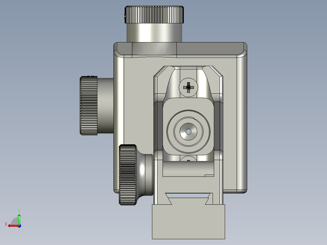 屈光度瞄准器后视图