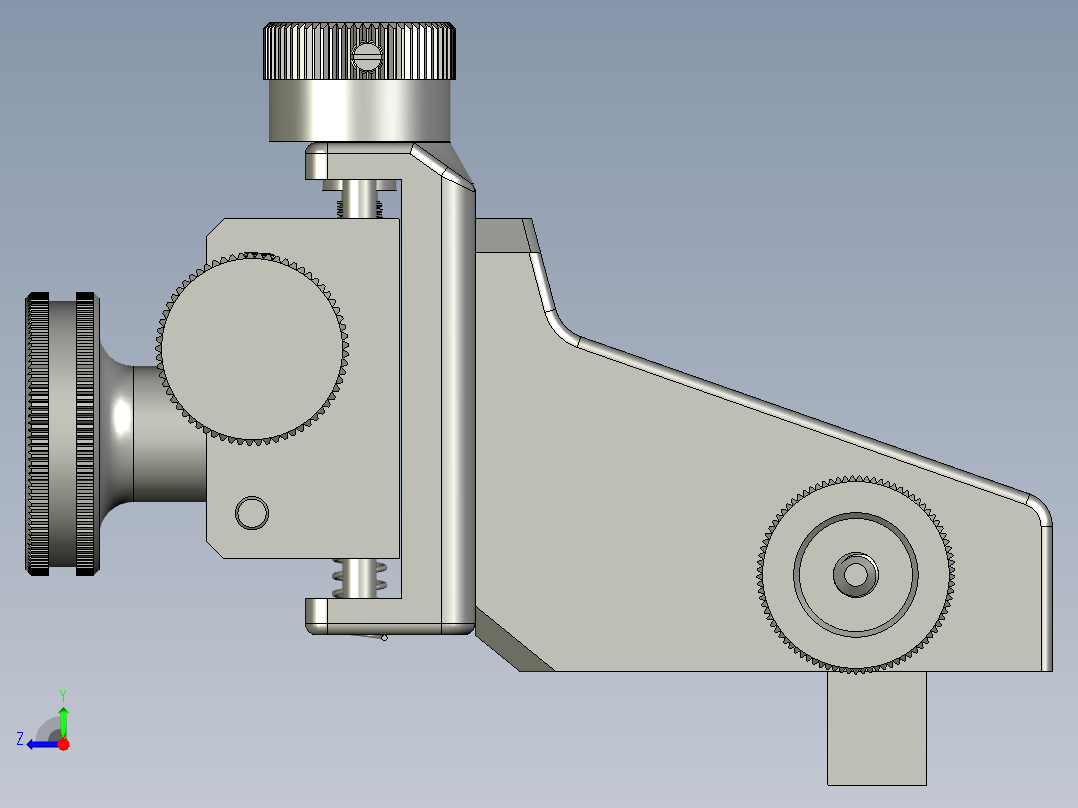 屈光度瞄准器右视图