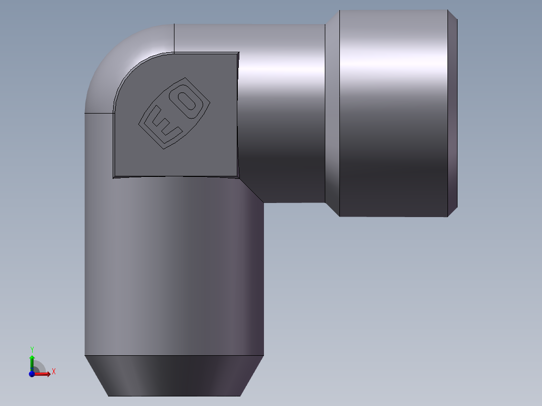 90度焊接接头、1DW9-22-14前视图