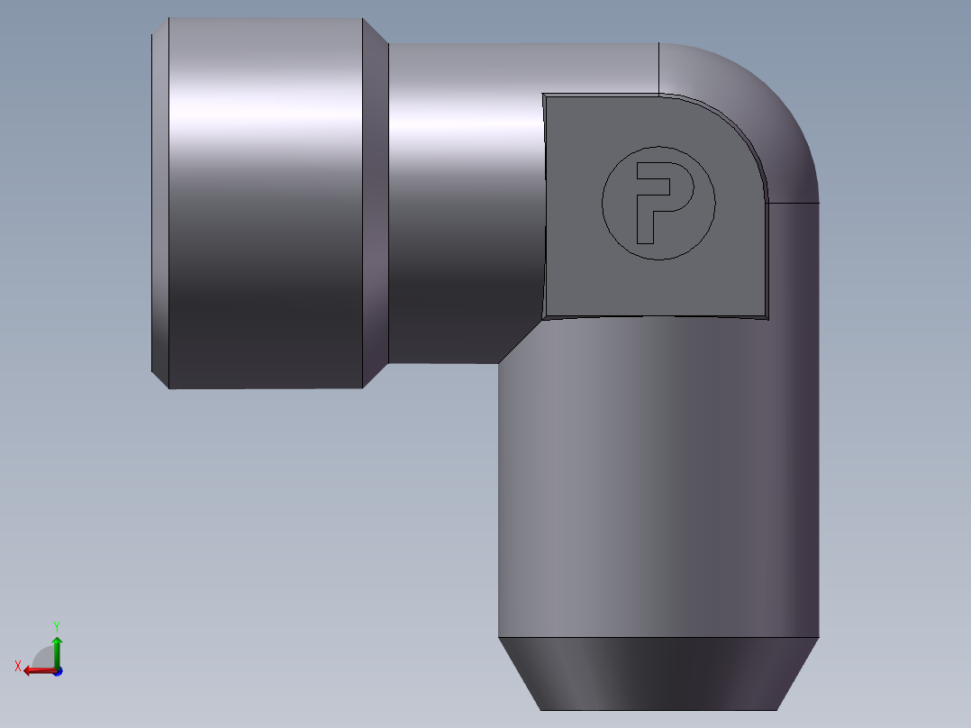 90度焊接接头、1DW9-22-14后视图