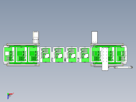 平板学习机外壳输送线设计俯视缩略图