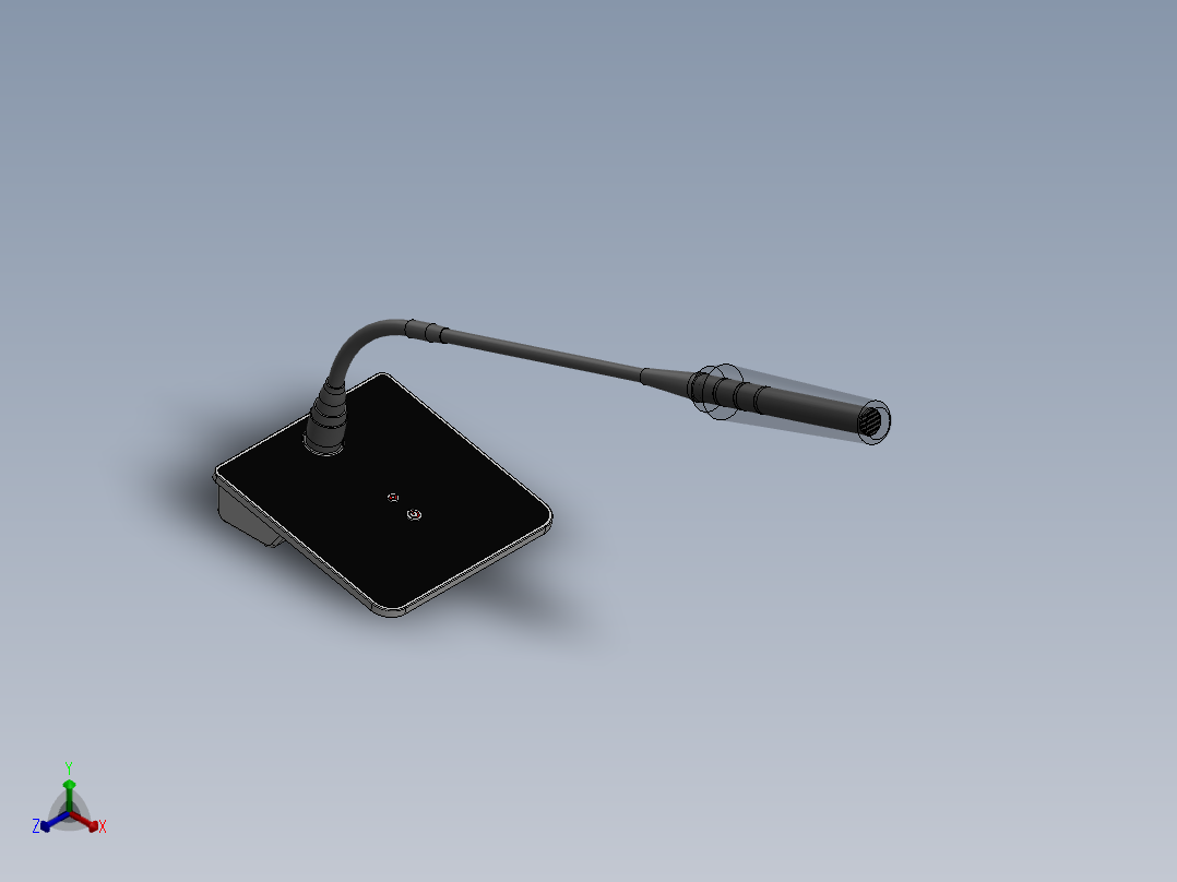 麦克风(18)正等轴测图