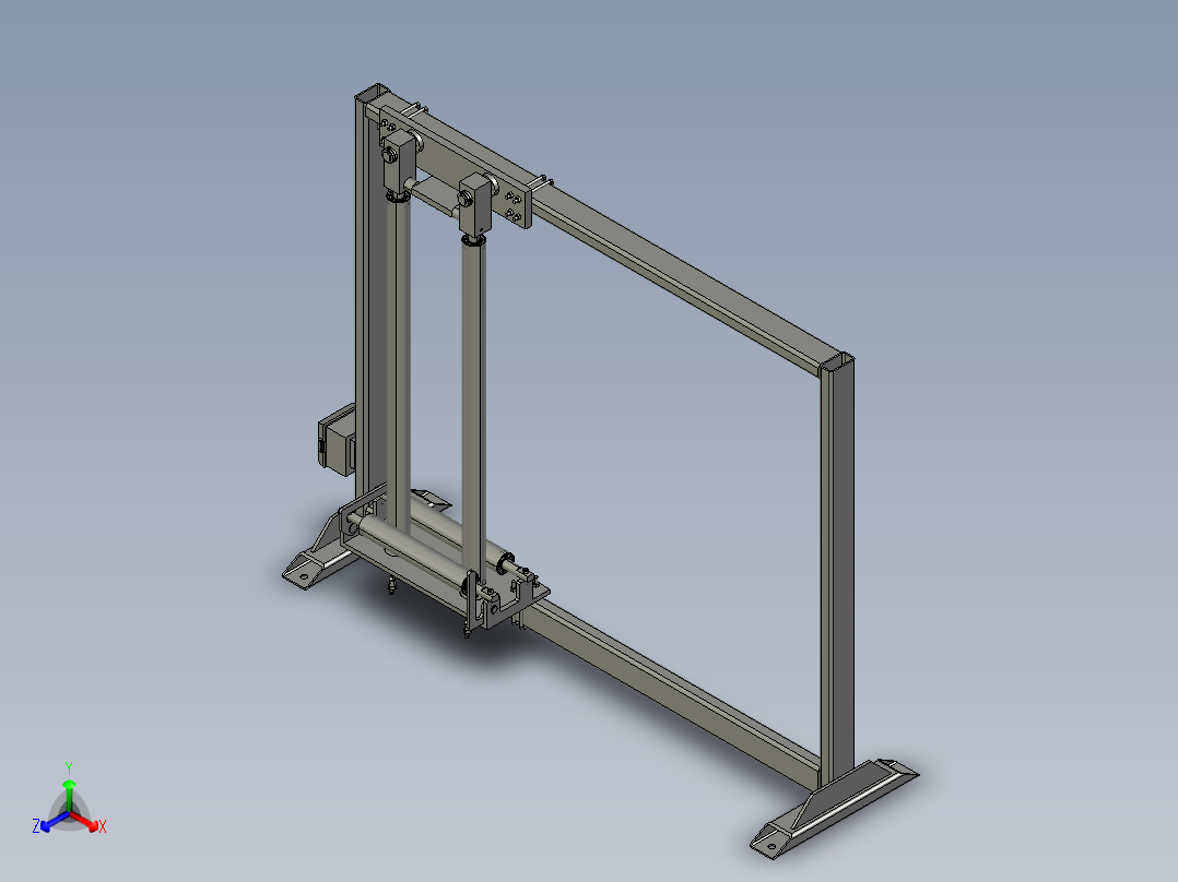A2004268-电缆或电线中心定位装置正等轴测图