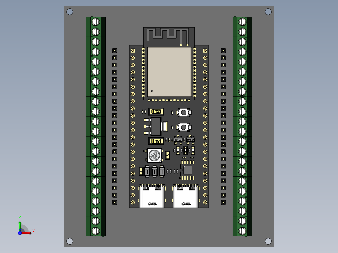 A0003014-MDR076A+ESP32-S3扩展板前视图