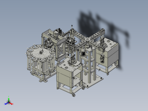 定子转塔式上料压装机