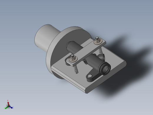 汽车刹车泵壳体（泵体）工艺及车右端面夹具设计【含三维】