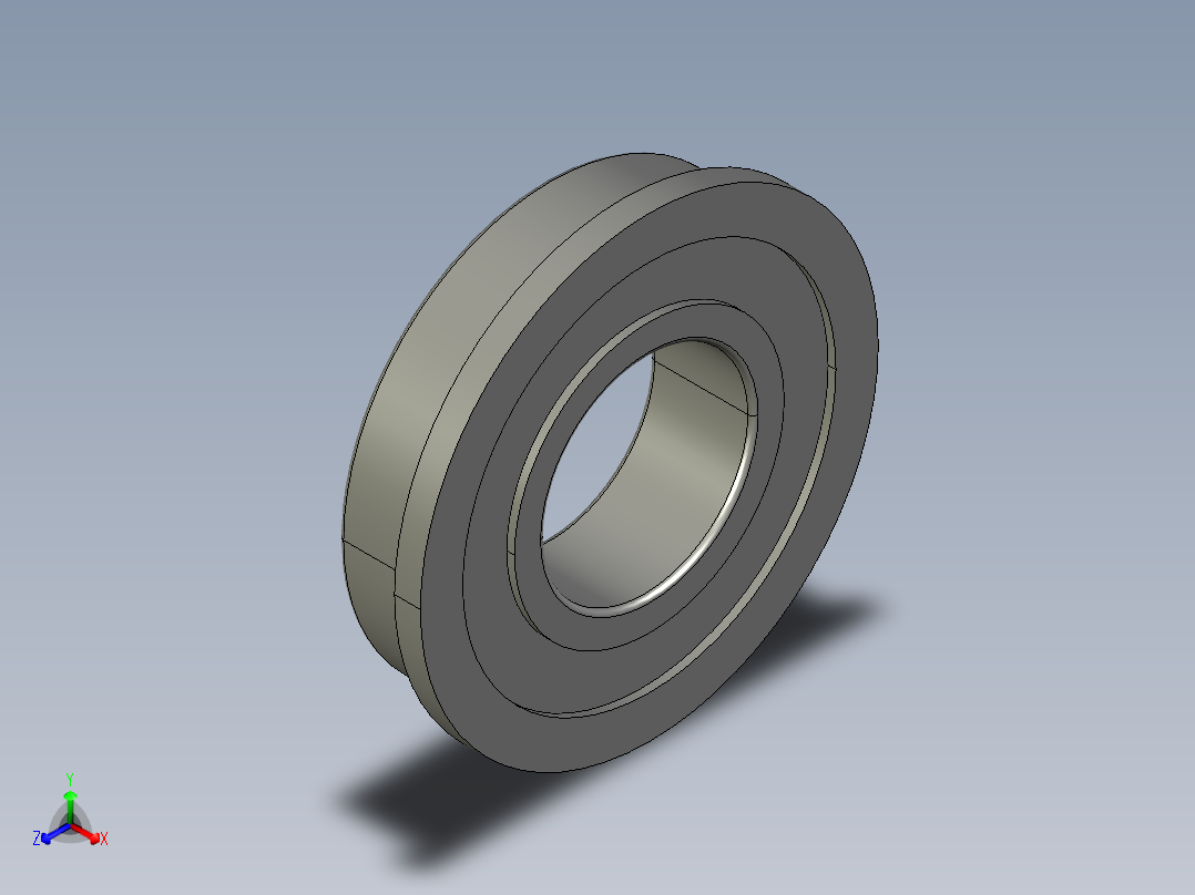 轴承FL6901ZZ主视图