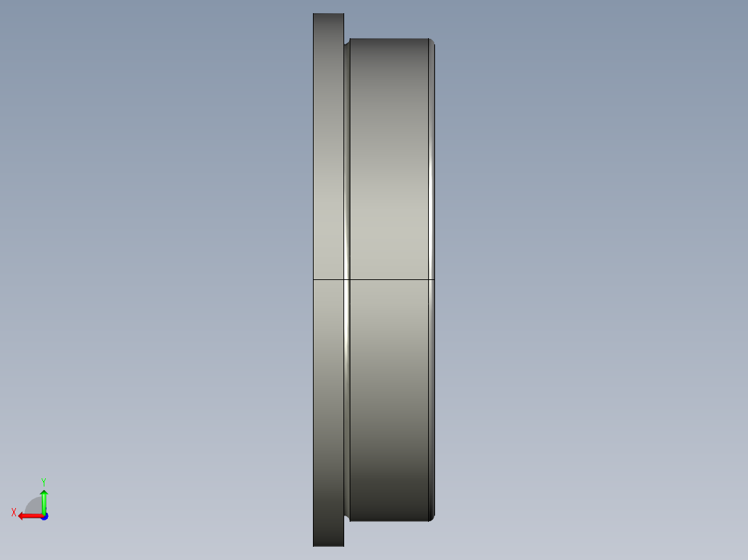 轴承FL6901ZZ后视图