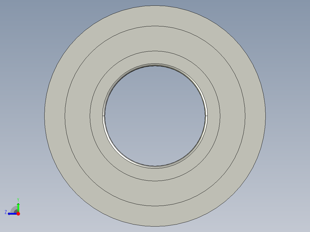 轴承FL6901ZZ右视图