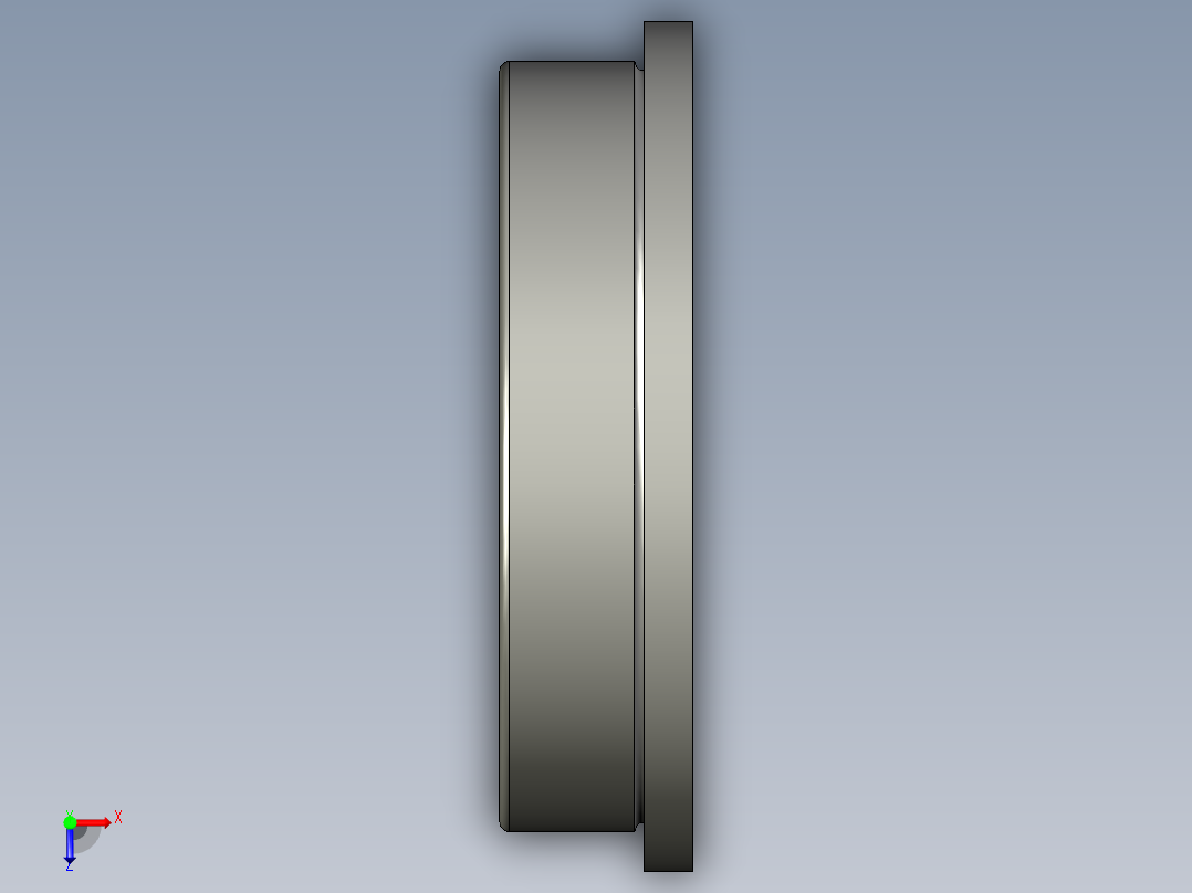 轴承FL6901ZZ俯视图