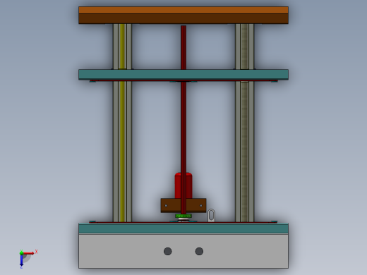 0.6米手动宽度可调输送机构俯视缩略图