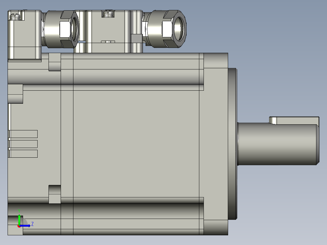 03-01-00-汇川-MS1H1-20B30CB-(x)331Z左视图