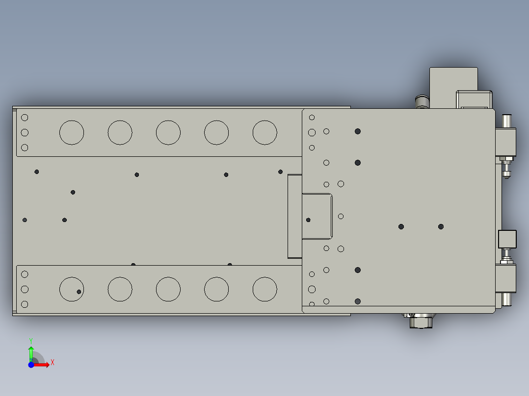 YSZ150B-03-07负极叠片机械手前视图