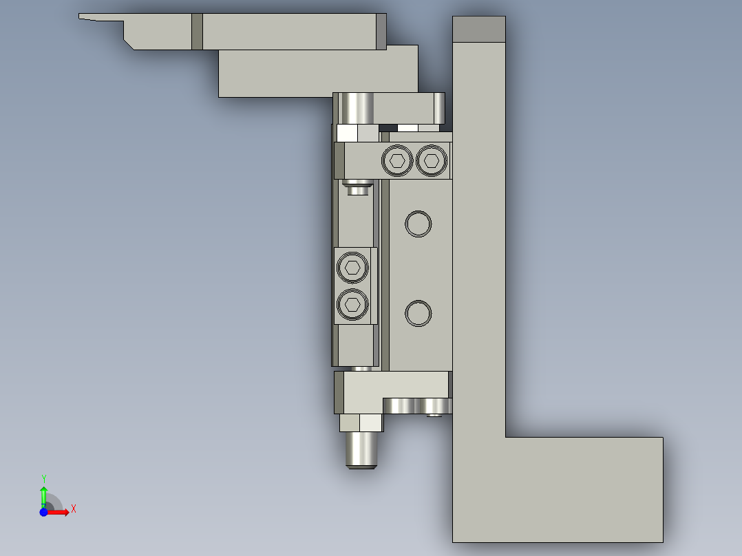 111XX极耳长度测量组件-1前视图