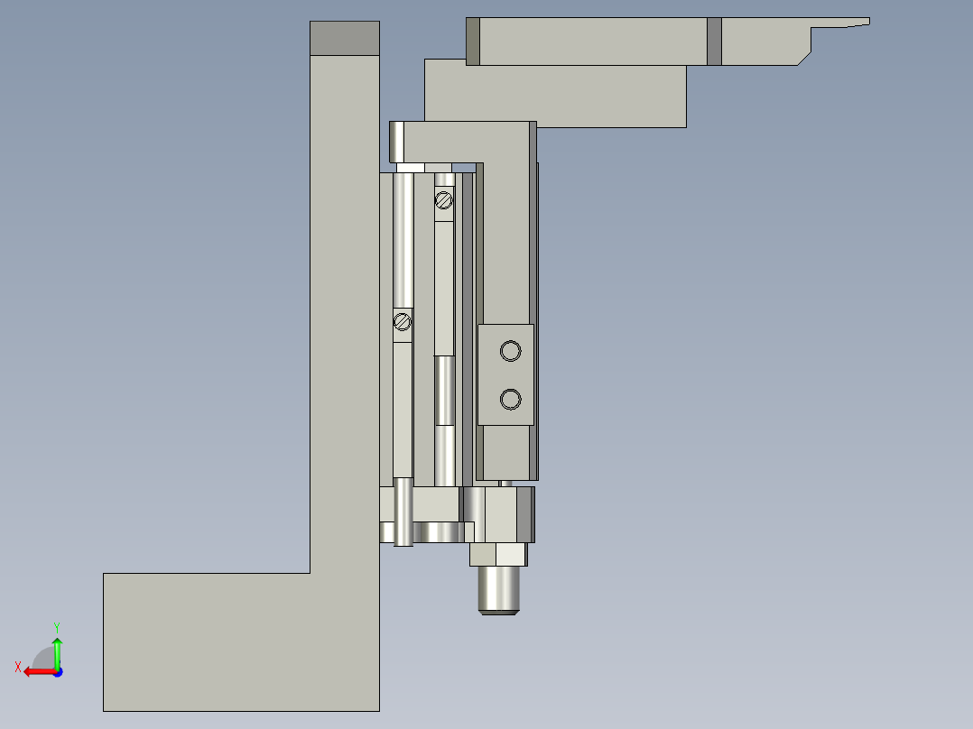 111XX极耳长度测量组件-1后视图