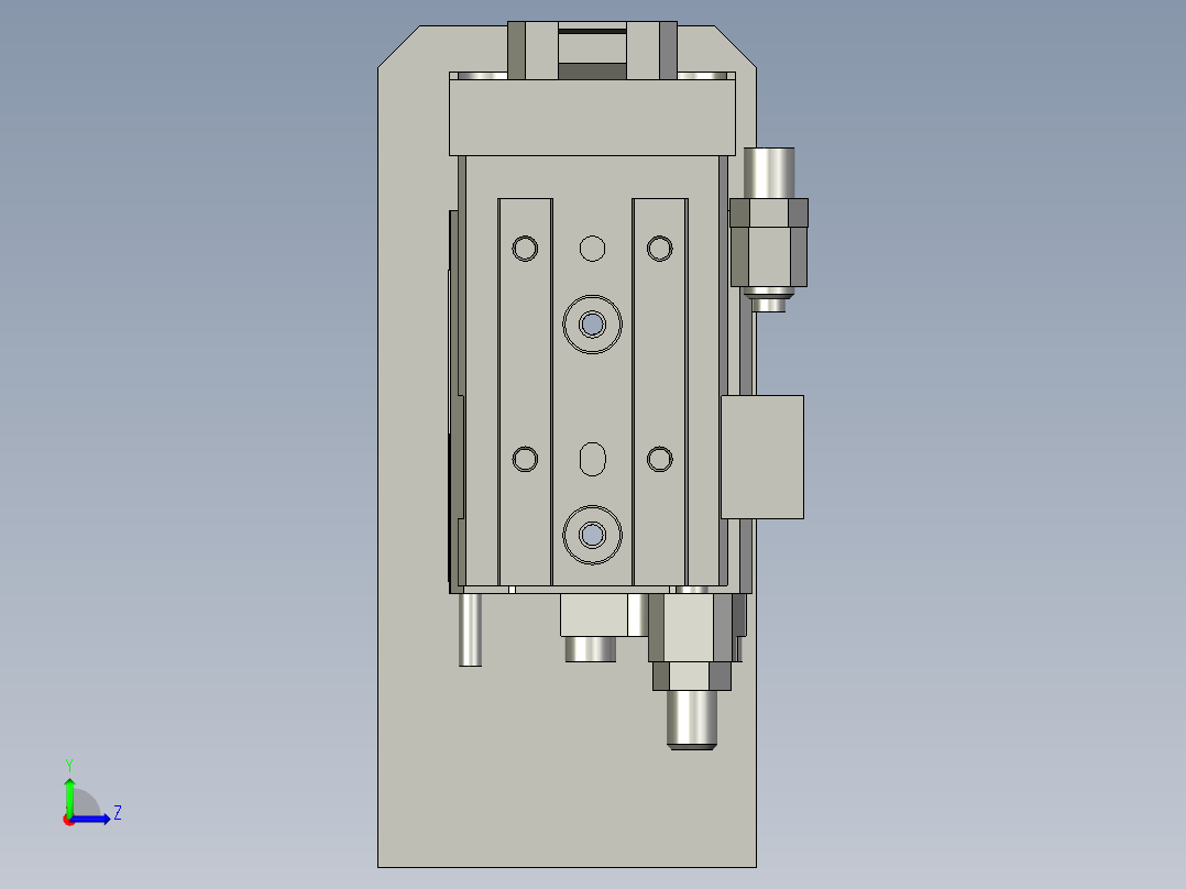 111XX极耳长度测量组件-1左视图