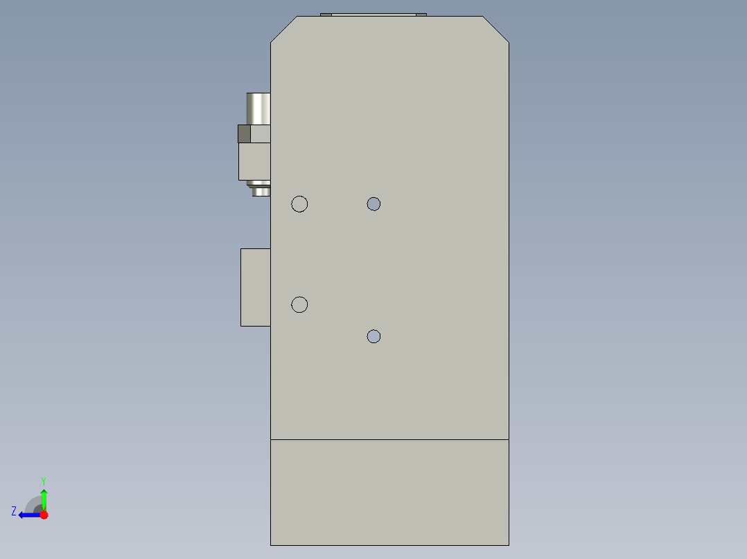 111XX极耳长度测量组件-1右视图